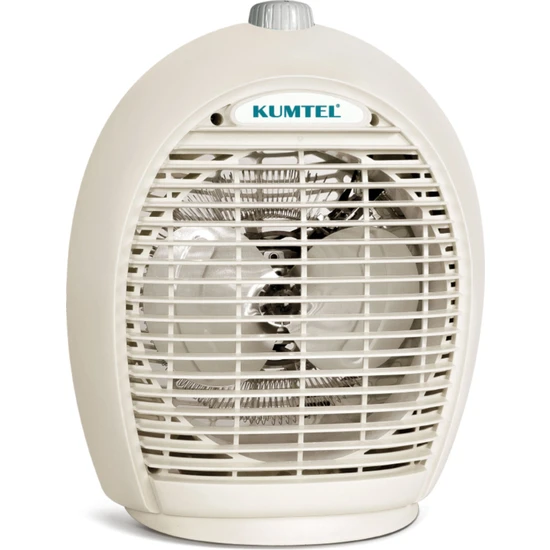 Kumtel Fanlı Isıtıcı ( Sıcak -Soğuk Fan ) Termostatlı 2000 W LX-6331 Bej