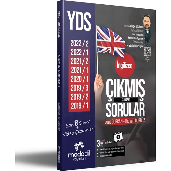 Modadil Yayınları YDS İngilizce Çıkmış Sorular Tamamı Video Çözüm