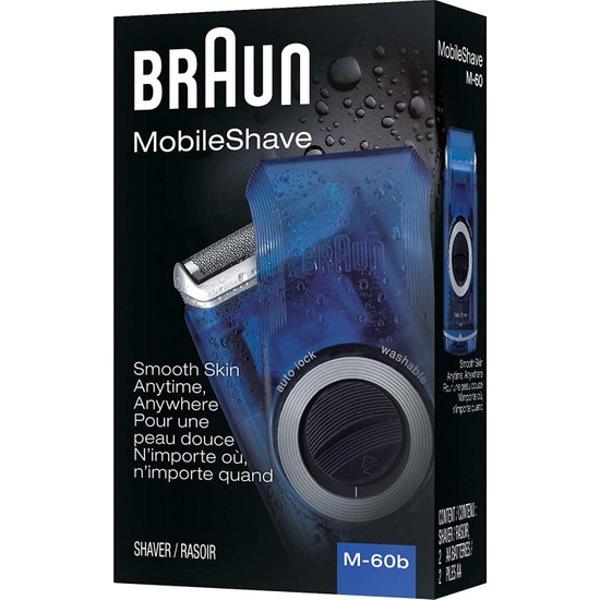 Braun Mobileshave M90 Seyahat Tıraş Makinesi Gümüş (Hassas Fiyatı