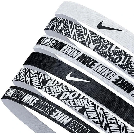 Nike Printed Headbands 6pk Unisex Beyaz Antrenman Saç Bandı