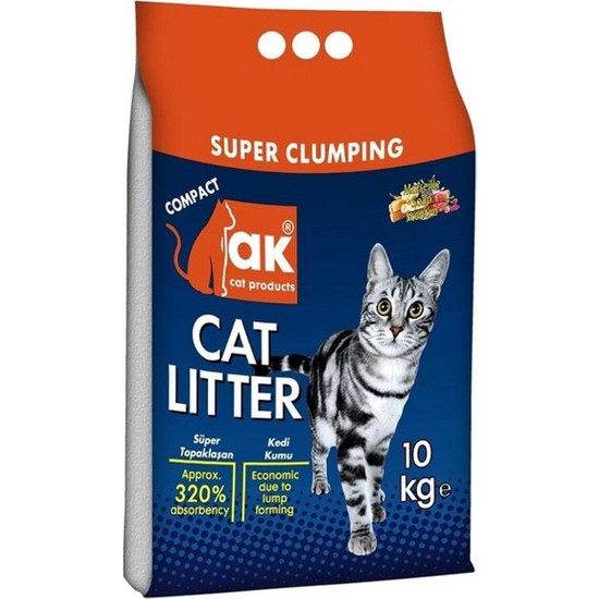 Cat Litter Akkum Ince Taneli Parfümlü Kedi Kumu 10 kg Fiyatı