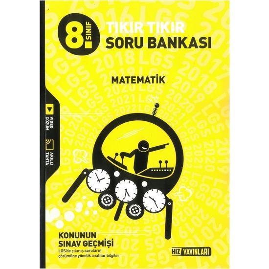 Hız ve Renk Yayınları Hız Yayınları 8. Sınıf Tıkır Tıkır Matematik Soru Bankası Yeni