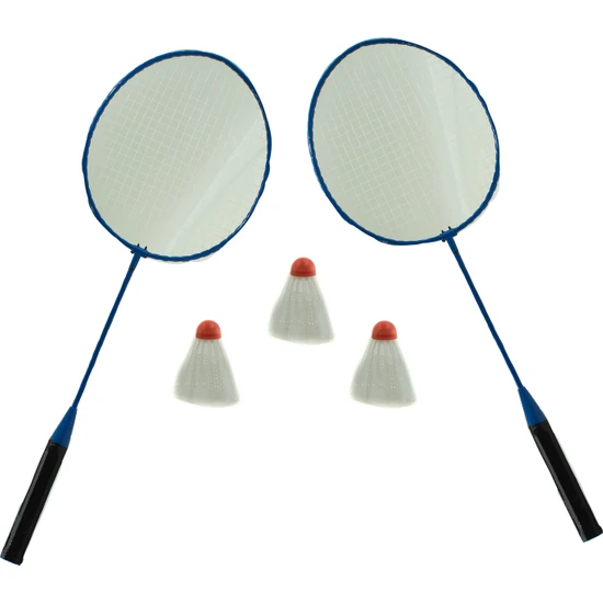 Erzi Badminton Seti Metal 2 Raket 3 Top