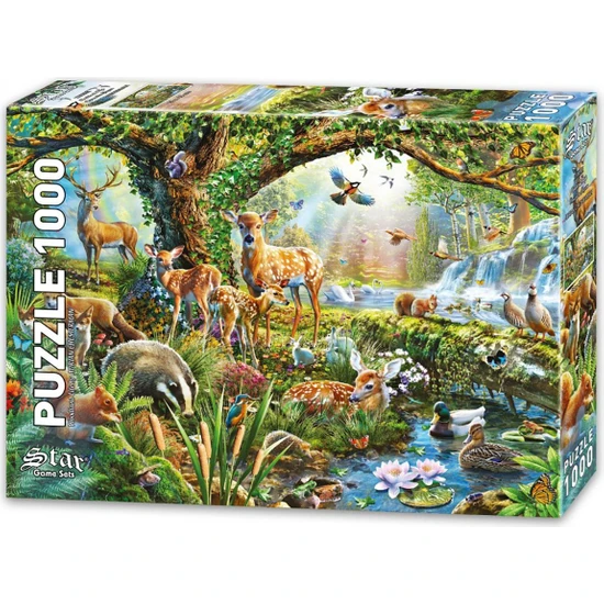 Star Oyun Ormanda Yaşam 1000 Parça Puzzle