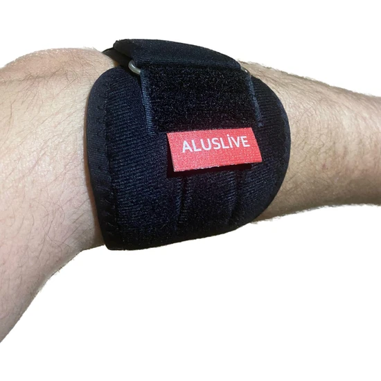 Aluslive Epikondilit Bandajı Silikon Destekli Sağ ve Sol Kullanılabilir Standart Beden