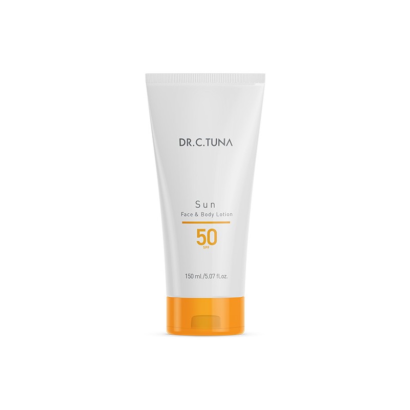Farmasi Dr.c.tuna 150 ml 50 SPF Güneş Losyonu Tüm Cilt Tiplerine Uygun Hafif Yapı ve Nemlendirici Etki