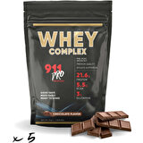 911 Pro Nutrition Whey Complex Protein Tozu Çikolata Aromalı 5'li 33GR