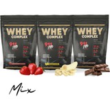 911 Pro Nutrition Whey Protein Complex 3'lü 33GR Mix Aroma (Çikolata-Çilek-Muz)