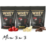 911 Pro Nutrition Whey Protein Complex 9'lu 33GR Mix Aroma (Çikolata-Çilek-Muz)