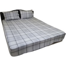 Bilgem Tekstil Lastikli Çarşaf Flanel Fited SET Yastık Kılıflı