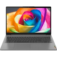 Lenovo Ideapad 3 82H802QXTX04 I3-1115G4 12GB 256SSD 15.6" Fullhd W11H Taşınabilir Bilgisayar