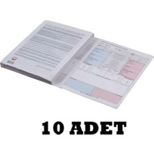 Gıpta Gülpaş Kaza Tespit Tutanağı 10'lu Pratik Kullanım ve Taşınabilir Boyutlar ile