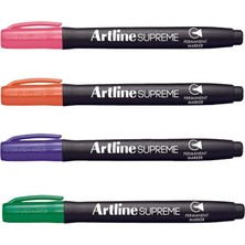 Artline Supreme Permanent Marker Pembe - Mor - Turuncu - Yeşil