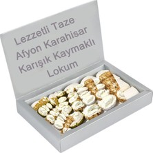 Geldi Hemen Kaymaklı Karışık Afyonkarahisar Lezzetli Taze Lokum 750 gr