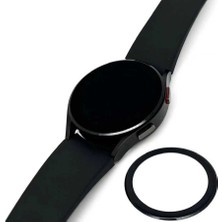 Case 4U Samsung Galaxy Watch 5 Uyumlu Saat Ekran Koruyucu PMMA Pet 40mm Siyah