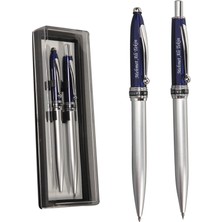 Pigado Isme Kişiye Özel 2'li Premium Tükenmez ve Versatil Kalem Seti