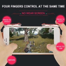 Case 4U E9 Mobil Game Oyun Kontrol Aparatı Şeffaf