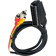 Goldeex Scart 3 Rca Kablo Standart