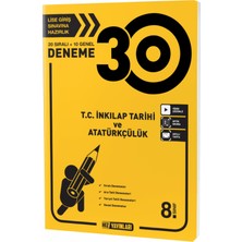 Hız Yayınları 8. Sınıf İnkılap Tarihi ve Atatürkçülük Deneme