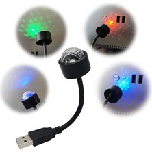 Lucky Power LED Atmosfer Lambası Araba Ses Kontrolü Atmosfer Işığı USB Araba Işıkları Araba Dekorasyonu (Yurt Dışından)