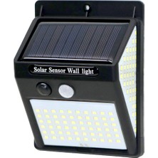 Lucky Power 3 Taraflı 140 LED Pir Hareket Sensörü Kontrollü Güneş Enerjisi Sokak Lambası (Yurt Dışından)