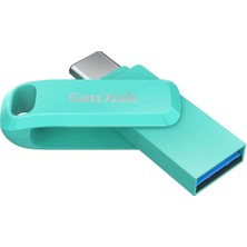 Sandisk Ultra Dual Drive Go 128GB Type-C USB 3.1 Flash Bellek SDDDC3-128G-G46G Tiffany Green