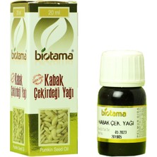 Biotama Kabak Çekirdegi Yağı 20 ml