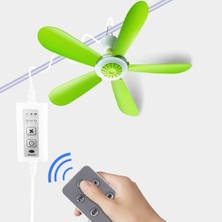 Uzaktan Kumanda Zamanlama USB Tavan Fanı Hava Soğutucu USB Fanlar Yatak Kamp Için Açık Asılı Camper Çadırlar Askı Fan 2.4m Güç | USB Gadgets