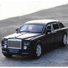 1:24 Rolls Royce Phantom Metal Araba Oyuncak Alaşım Araba Döküm ve Oyuncak Araba Çocuk Araba Model Oyuncak | Diecasts oyuncak Araçlar (Siyah)(Yurt Dışından)