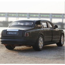 1:24 Rolls Royce Phantom Metal Araba Oyuncak Alaşım Araba Döküm ve Oyuncak Araba Çocuk Araba Model Oyuncak | Diecasts oyuncak Araçlar (Siyah)(Yurt Dışından)
