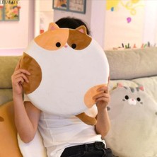 40 cm Sevimli Hayvanlar Karikatür Kedi Shiba Inu Yuvarlak Şekil Sandalye Koltuk Yastık Kanepe Dekorasyon Hediye Peluş Yumuşak Yastık Oyuncaklar Geri Yastık Bebek | Peluş Yastıklar