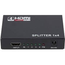 1080P Hd 1 4 Out HDMI Splitter V1.4 HDMI Video Ayrıştırıcı Bir Giriş Dört Çıkış Dönüştürücü HDMI Adap