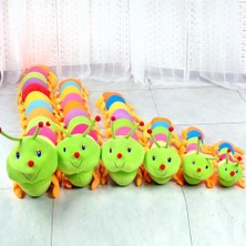 60 Cmcute Büyük Yumuşak Caterpillar Peluş Oyuncaklar Bebek Pp Pamuk Doldurulmuş Böcek Hayvan Ofis Kanepe Yastık Çocuk Arkadaşlar Için Hediyeler | Peluş Yastıklar