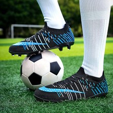 Erkekler Futbol Ayakkabıları Futbol Kramponları Eğitim Açık Ag Çim Kaymaz Yükseklik Ayak Bileği Rahat Sneakers