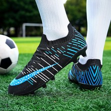 Erkekler Futbol Ayakkabıları Futbol Kramponları Eğitim Açık Ag Çim Kaymaz Yükseklik Ayak Bileği Rahat Sneakers