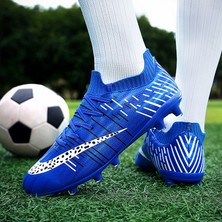 Erkekler Futbol Ayakkabıları Futbol Kramponları Eğitim Açık Ag Çim Kaymaz Yükseklik Ayak Bileği Rahat Sneakers