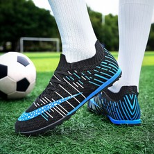 Erkekler Futbol Ayakkabıları Futbol Kramponları Eğitim Açık Tf Çim Kaymaz Yükseklik Ayak Bileği Rahat Sneakers