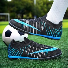 Erkekler Futbol Ayakkabıları Futbol Kramponları Eğitim Açık Tf Çim Kaymaz Yükseklik Ayak Bileği Rahat Sneakers