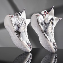 Erkek Basketbol Ayakkabıları Spor Ayakkabılar Kaymaz Yüksek Top Basketbol Ayakkabıları