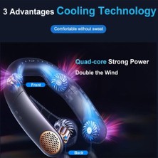 Mini Boyun Fan Taşınabilir Bladeless USB Şarj Edilebilir Sessiz Spor Hayranları Açık Mini Ventilador Elektrikli Fan | Hayranları