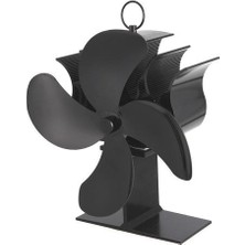 Kış Elektrikli Isıtıcılar Fan Soba Fan Ahşap Soba Hayranları Ev Şömine Fan Isı Powered Fanlar ile 4 Blade Ventilador | Hayranları