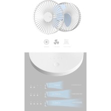 202 Masaüstü Dilsiz Fan USB Şarj Mini Taşınabilir El Fan 2000 Mah Pil Kapasitesi Düşük Gürültü Güçlü Rüzgar | Fanlar