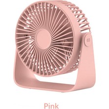 Mini Soğutma Fanı Aroma Difüzör USB Masa Fan 360 Rotasyon ile Ayarlanabilir Açı Ofis Ev Seyahat | Fanlar (Pembe)