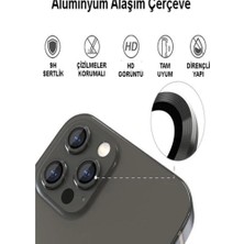 Enfein Iphone 11 ile Uyumlu Cam Kamera Lens Koruyucu Sffcamco Silver