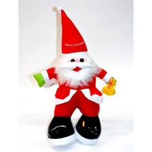 Niyet 50 cm Peluş Noel Baba – Yılbaşı Dekorlarında Kullanılabilir Orta Büyük Boy Figür
