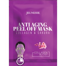 Jeunesse Antiaging Peel Off Mask Collagen & Sakura 15 gr Yüz Maskesi x 3 adet