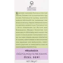 Kurukahveci Mehmet Efendi Nicaragua Filtre Kahve 250 gr