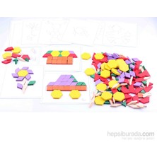 Wooden Toys 125PCS Intellectual Puzzle Blocks