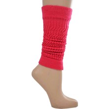 Dode Flora Flora Genç Kız Düz Renk Tozluk Aerobik Bot Çorap Nar Çiçeği