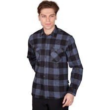 Alpinist Felder Erkek Ekose Outdoor Gömlek S Beden Mavi